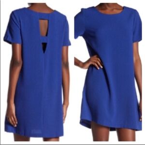 Bobeau Cutout Back Shift Dress